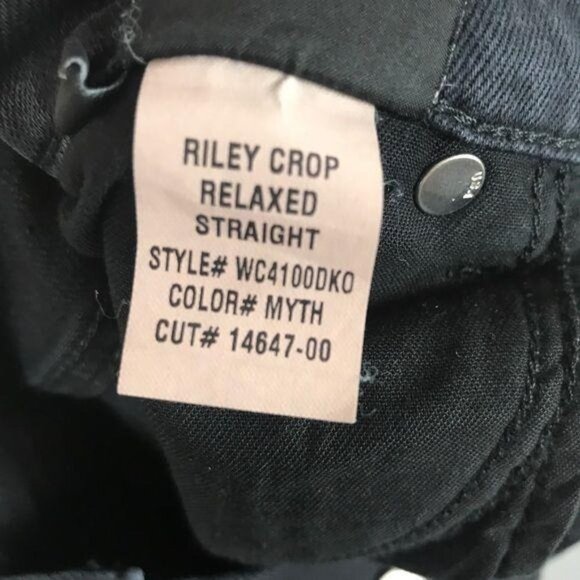 NWT Hudson Crop Relaxed Straight star Studded Jeans Size 27 - Picture 14 of 15